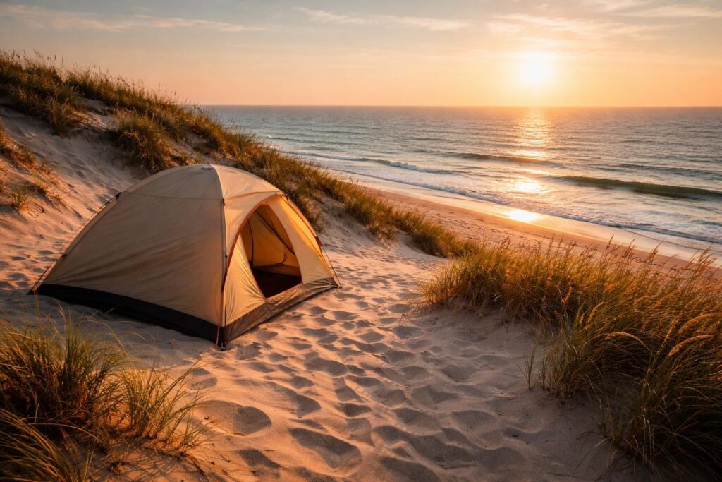 campingi w łebie blisko morza